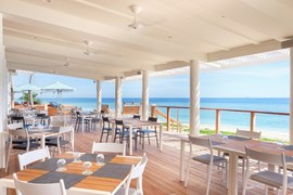 Malamala Beach Club Fiji Island Restuarant Deck