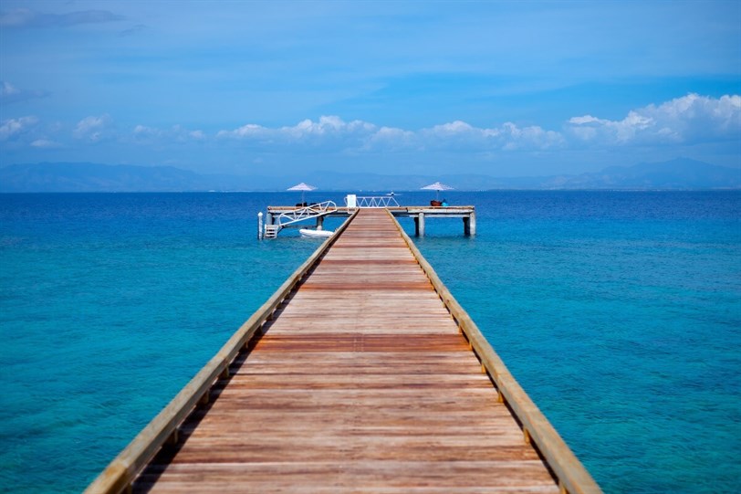 Malamala Beach Club Fiji Island View Of The Jetty