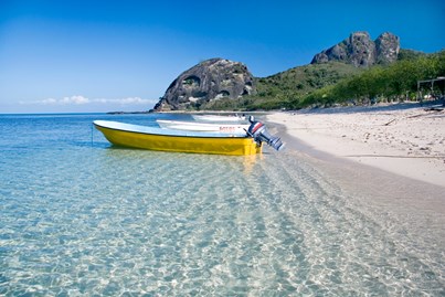 The beaches seem untouched