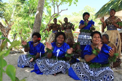 Enjoy a traditional meke performance