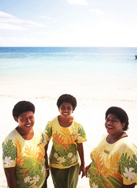 The staff at Castaway will welcome you ashore