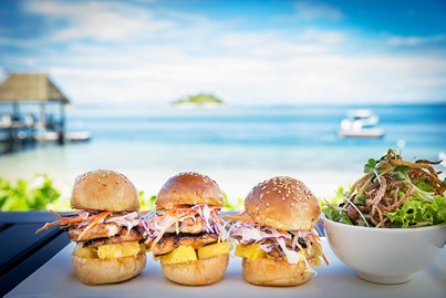 The lunch at Malolo is delicious