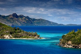 A Blue Lagoon in the Yasawa Islands