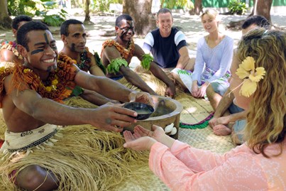 Yaqona or Kava ceremony at Treasure Island